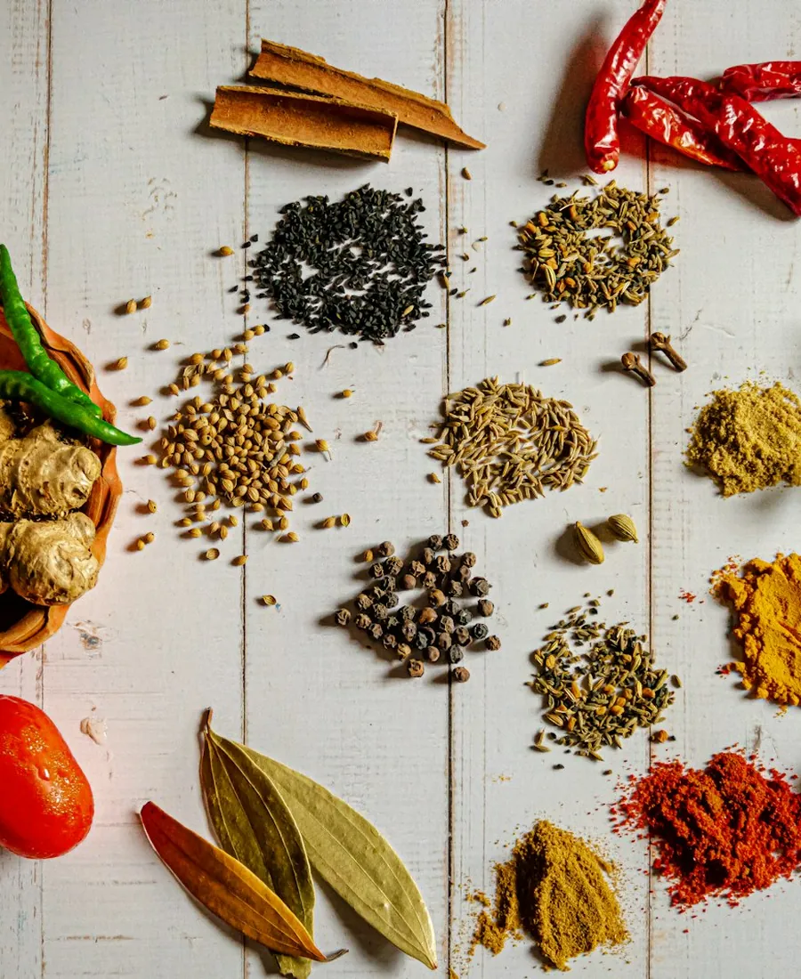 Estate-grown spices after grading